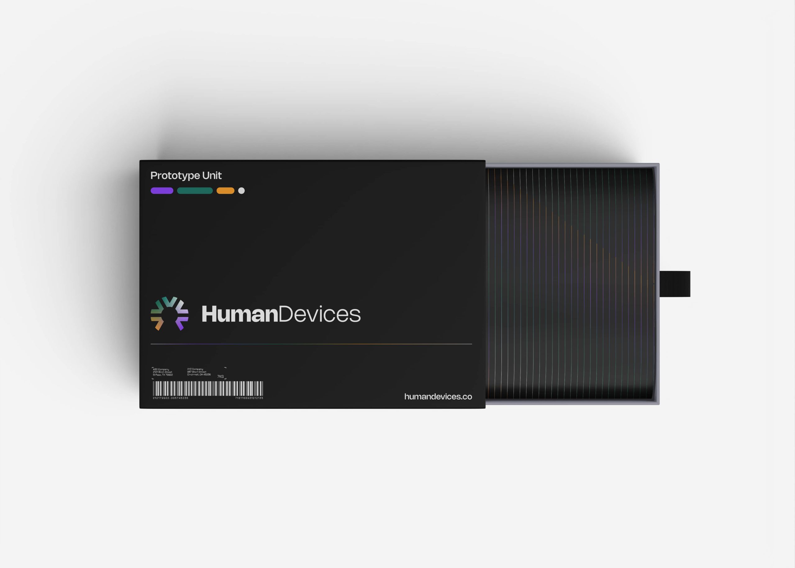 Top View - Sliding Gift Box Mockup copy